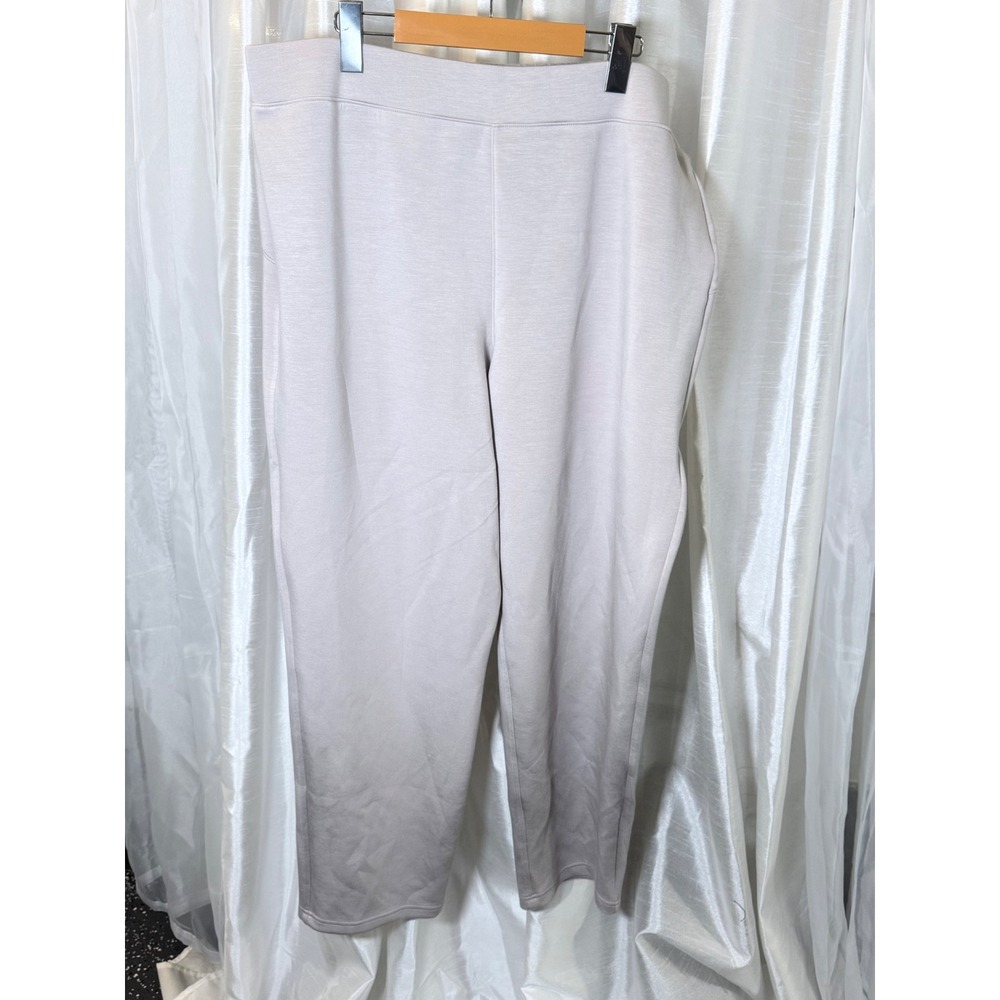 Lululemon Scuba Jogger Women 14 Light Taupe High Rise Sweatpants Relaxed Tapered